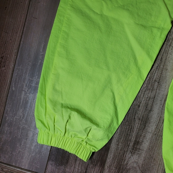 ZENANA Women's Lightweight Track Pants Neon Green Highlighter Yellow Size Large - Picture 15 of 16